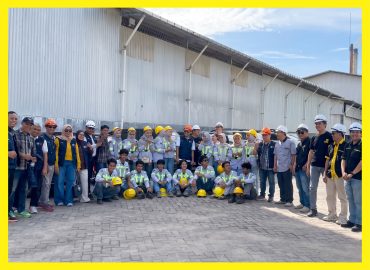 Mahasiswa PNUP Kunjungan Industri Ke Pabrik Bata Ringan & Panel Lantai AAC Maccon