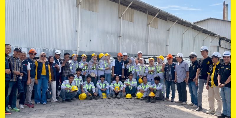 Mahasiswa PNUP Kunjungan Industri Ke Pabrik Bata Ringan & Panel Lantai AAC Maccon